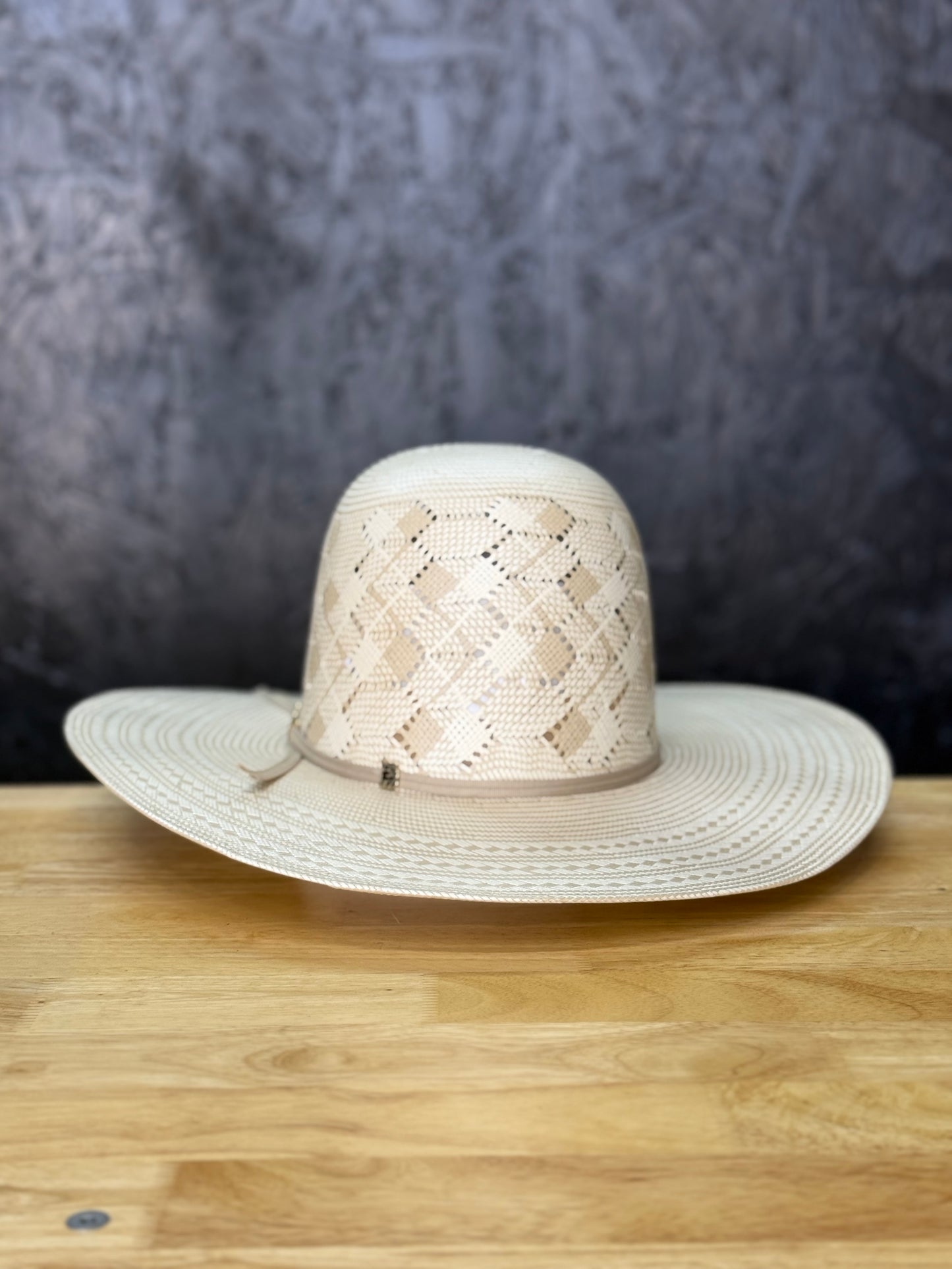 100x ‘Honeycomb’ Open Crown Straw Hat