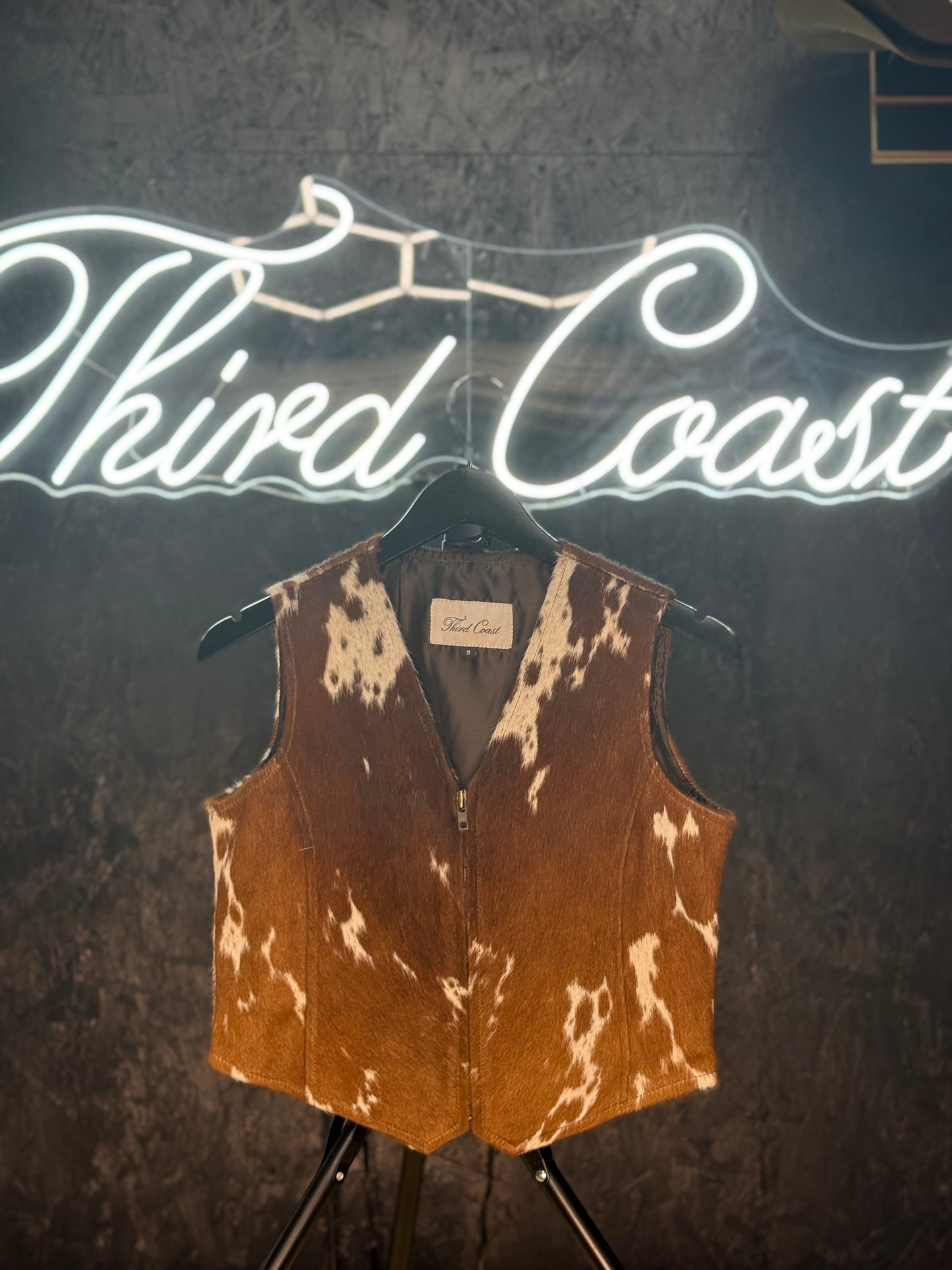 Women’s Cowhide Vest S