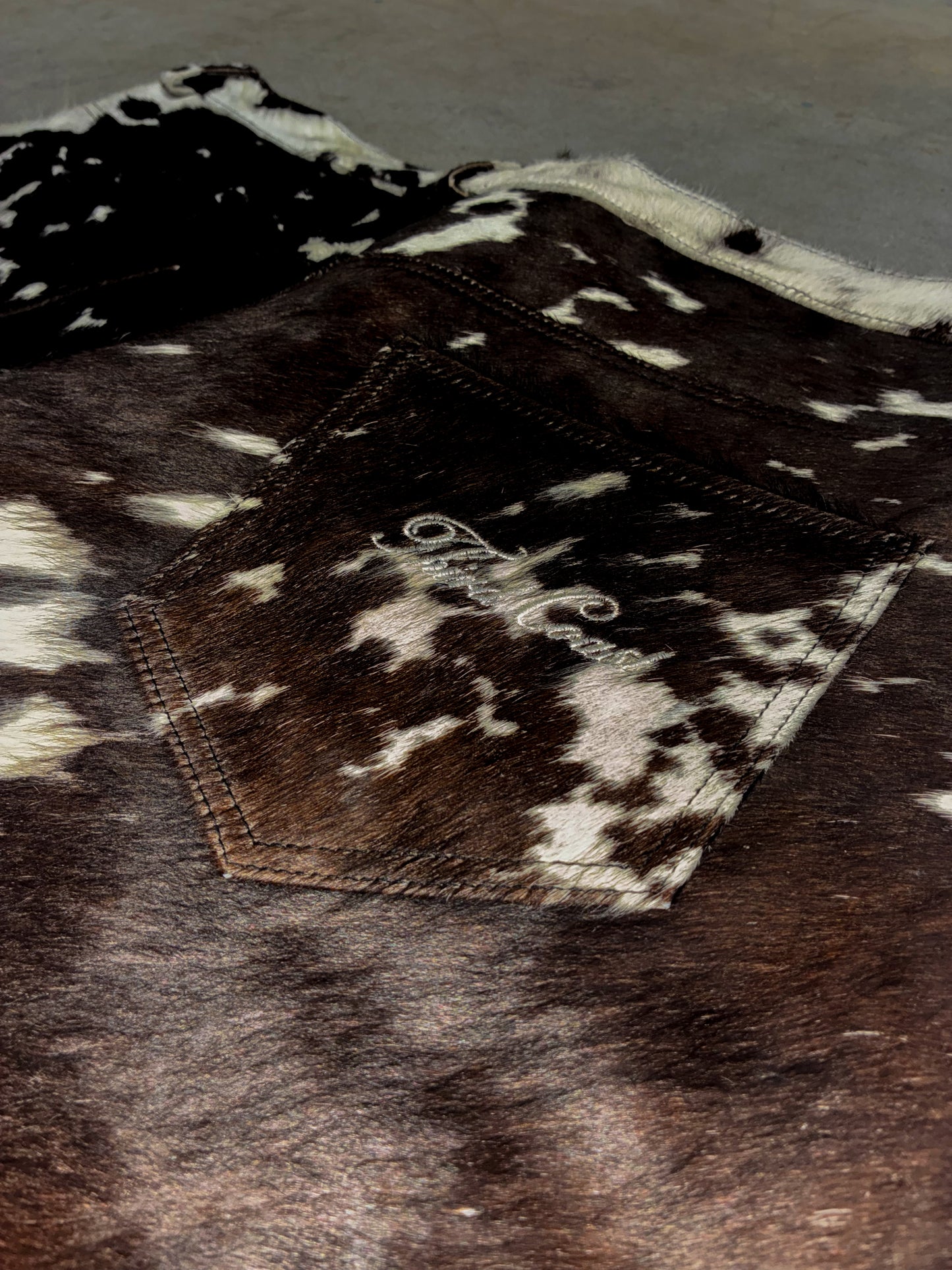 Cowhide shorts 38