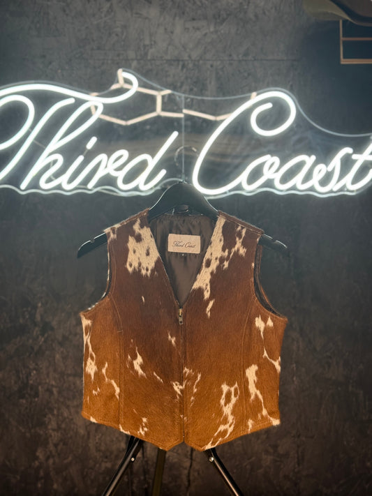 Women’s Cowhide Vest S