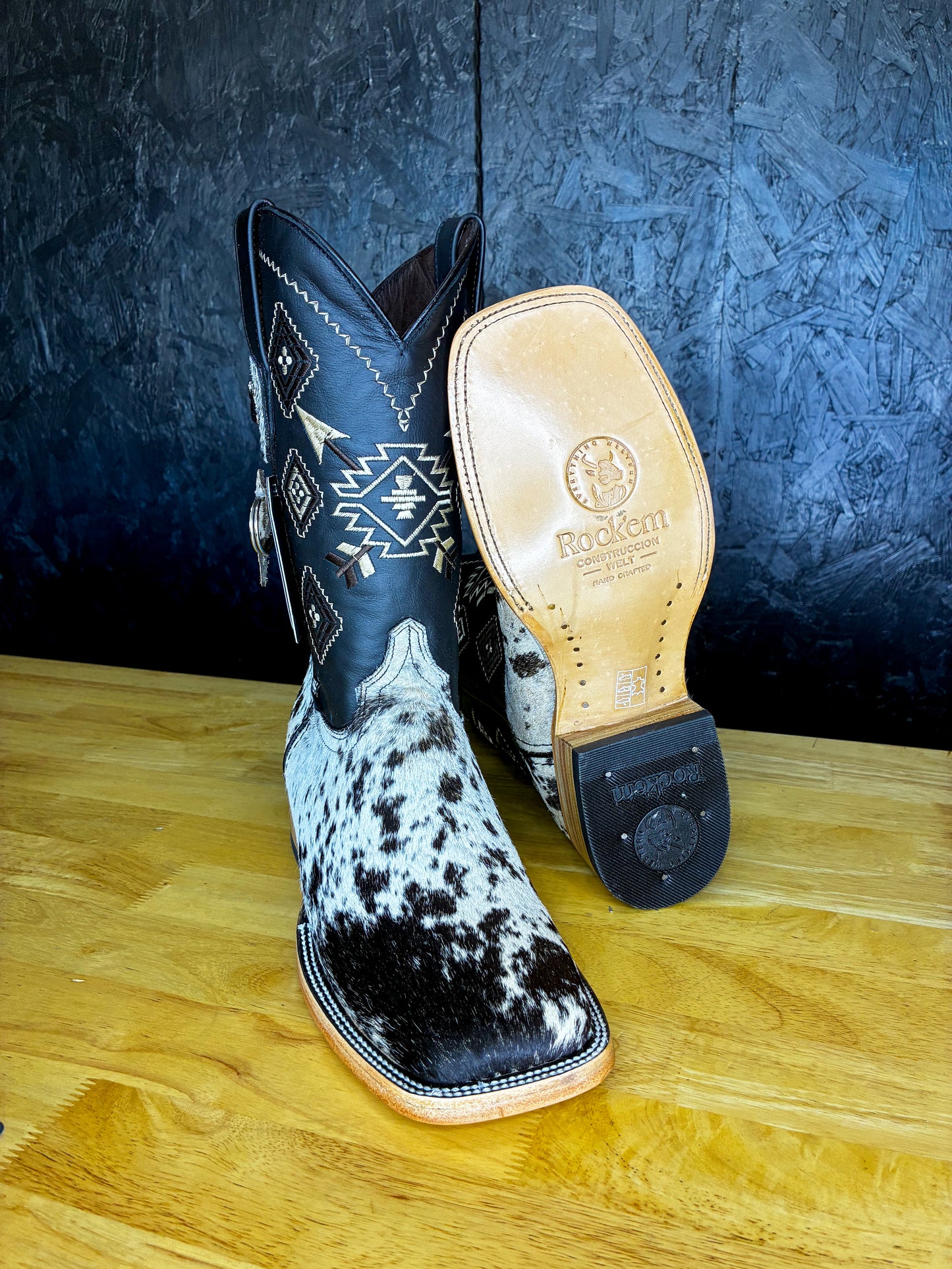 Cowhide boot