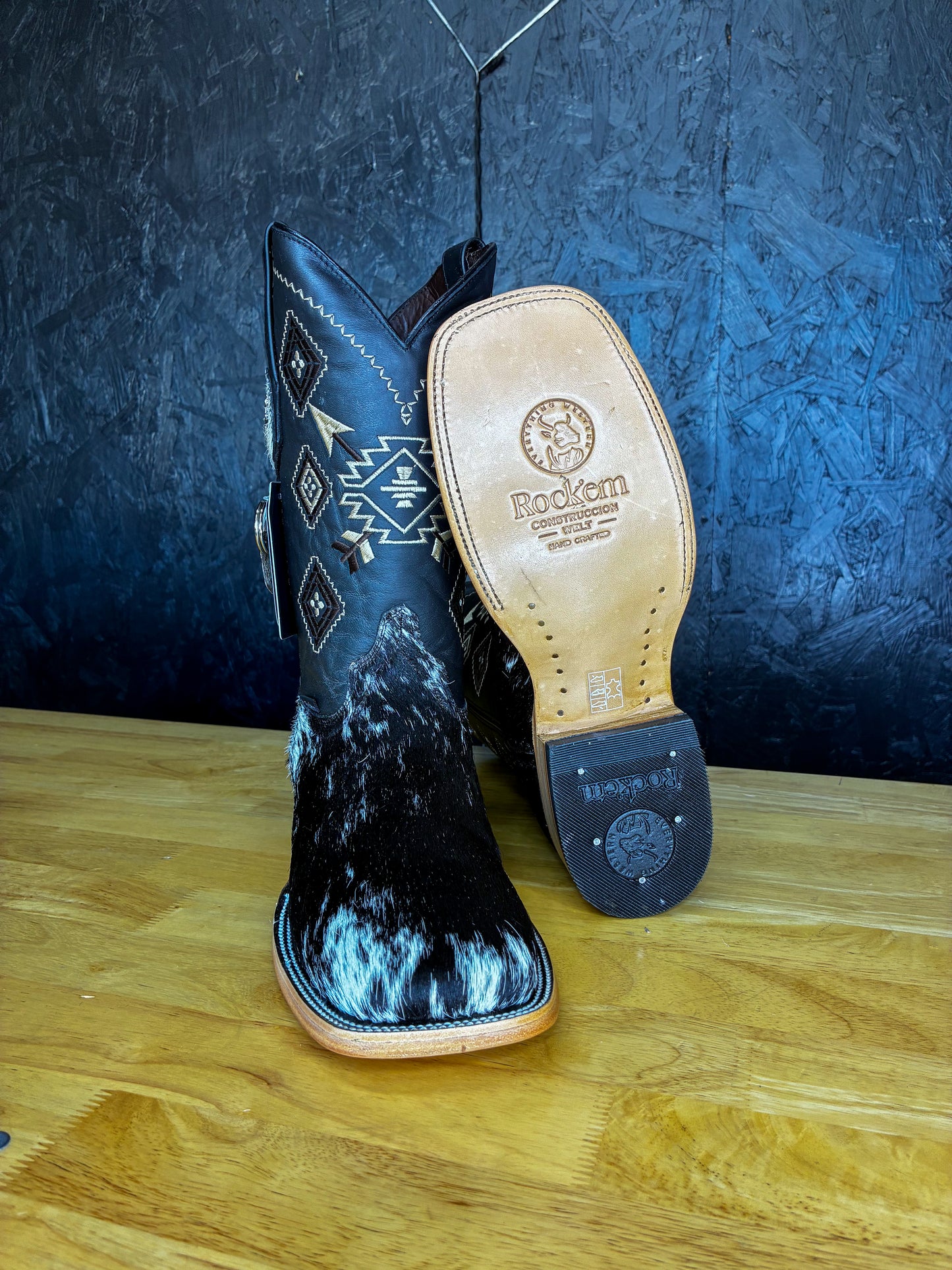 Cowhide boot