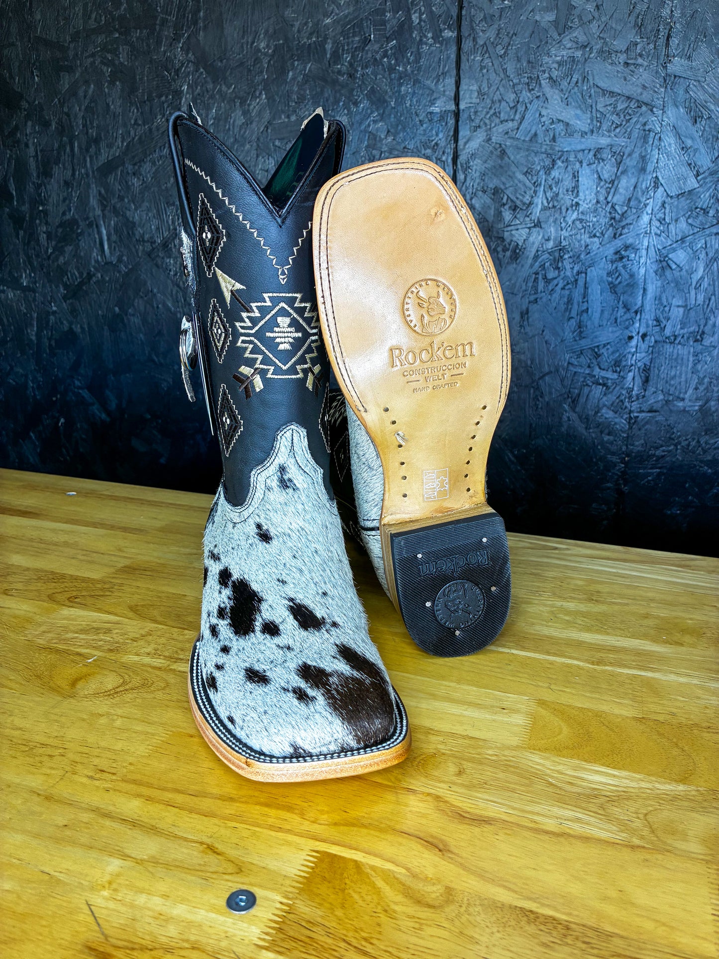Cowhide boot