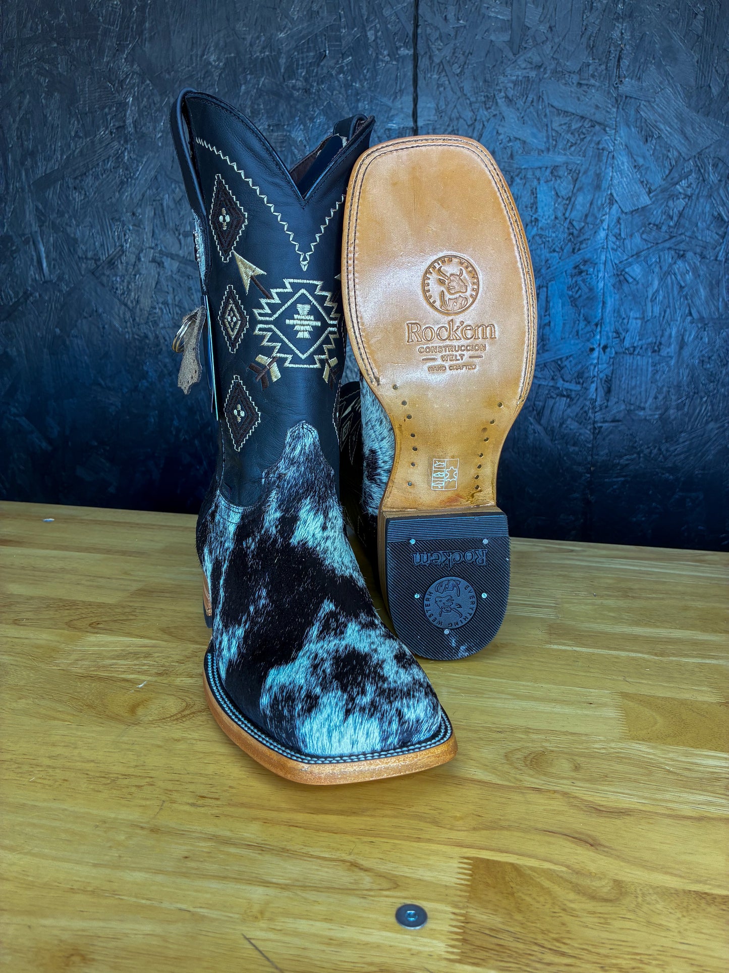 Cowhide boot